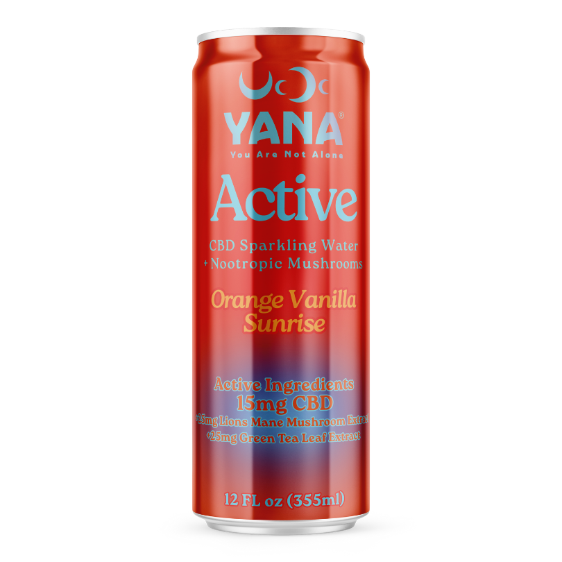 Active – CBD + Nootropic Mushrooms Sparkling Water