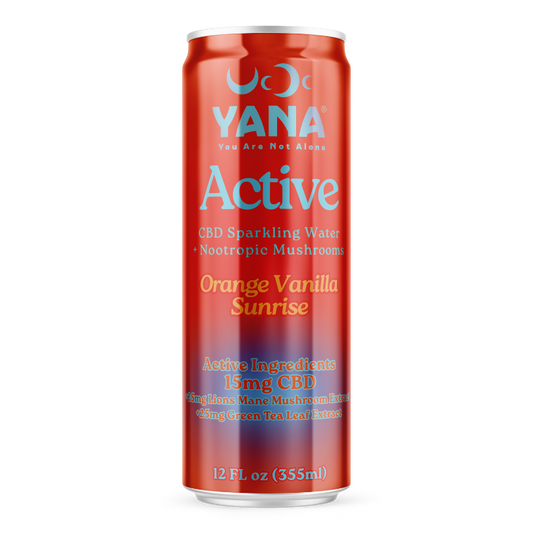 Active โ CBD + Nootropic Mushrooms Sparkling Water