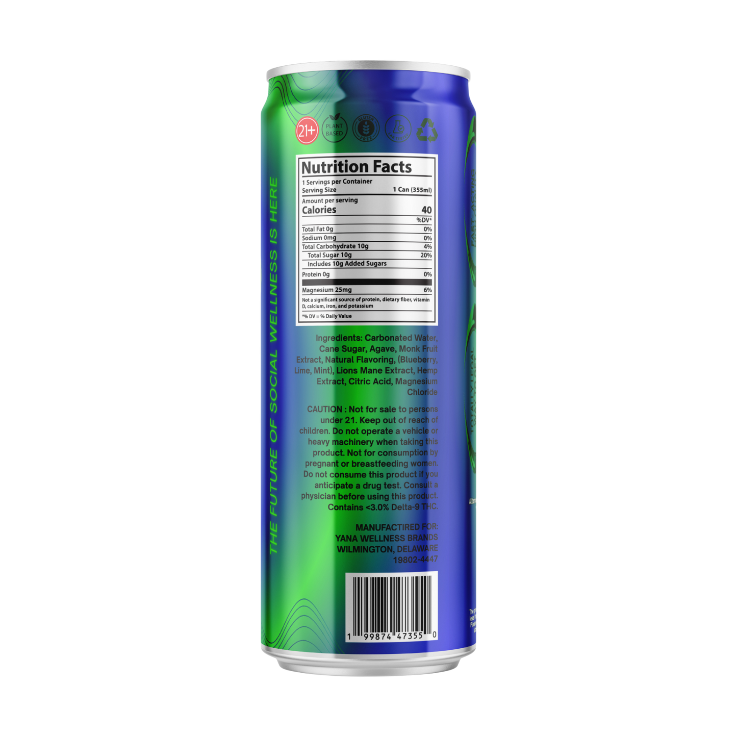 Mojo Mojito - 10mg THC Drink