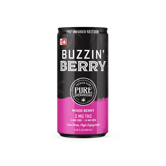 Buzzin' Berry - THC + CBD Infused Mocktail Drink