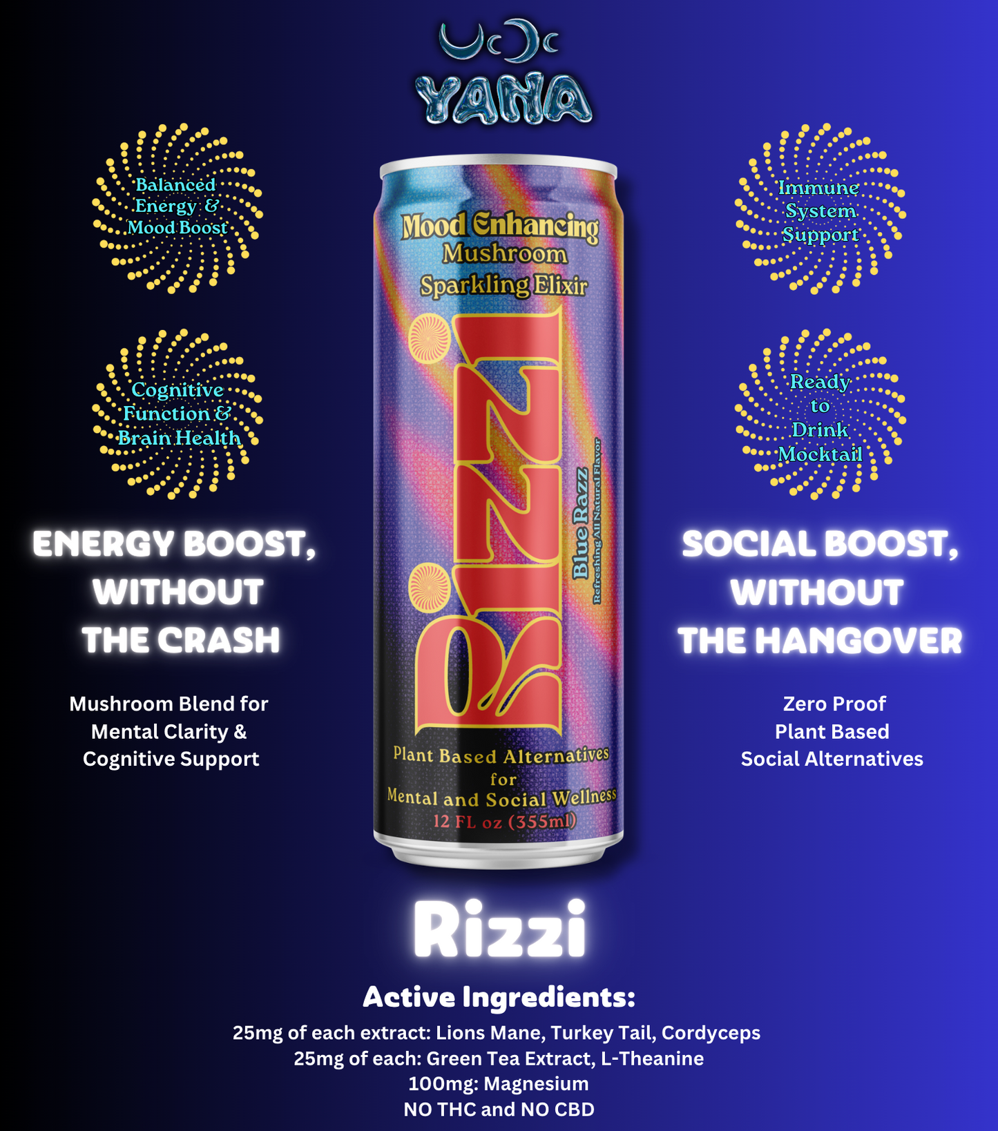 Rizzi Mushroom Elixir Drink