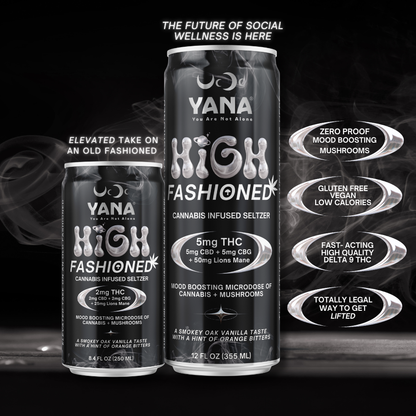 High Fashioned - THC Seltzer Drink