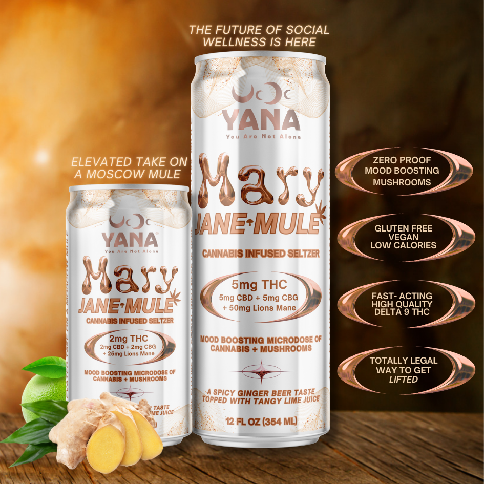 Mary Jane Mule - THC Seltzer Drink