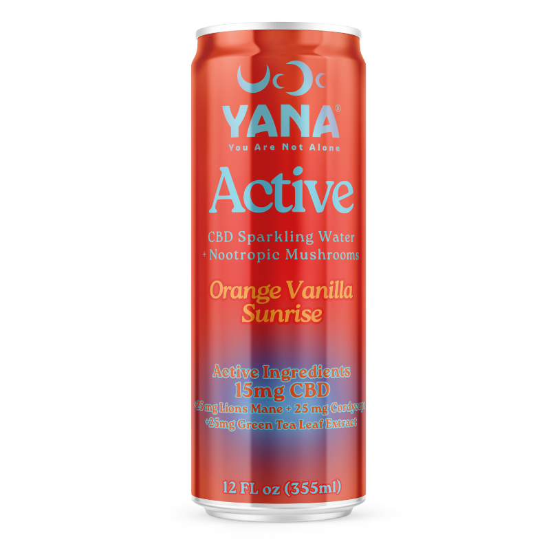 Active – CBD + Nootropic Mushrooms Sparkling Water