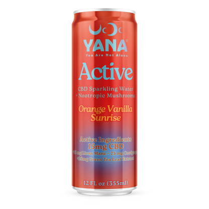 Active – CBD + Nootropic Mushrooms Sparkling Water