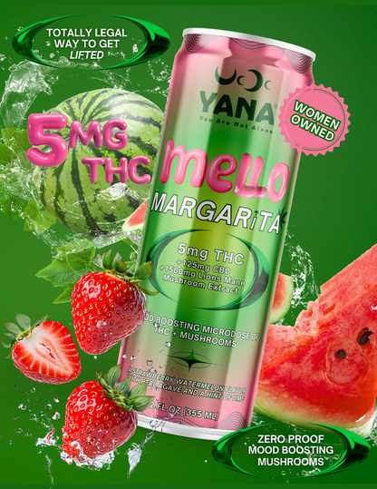 Mello Margarita - THC Seltzer Drink