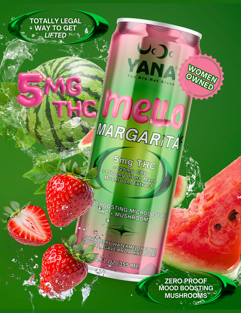 Mello Margarita - THC Seltzer Drink