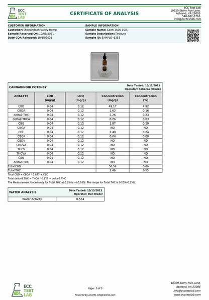 CBD Oil: CALM
